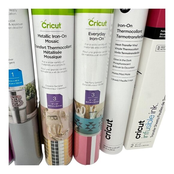 Cricut Vinyl Lot Iron On Infusible Ink Cardstock  Gift Metallic Craft Holiday - Picture 6 of 10